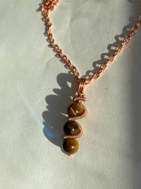 Tiger Eye Copper Necklace